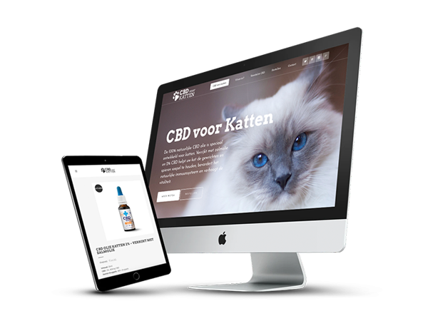 Design CBD voor katten webshop