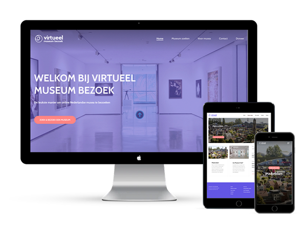 Virtueel museum bezoek website