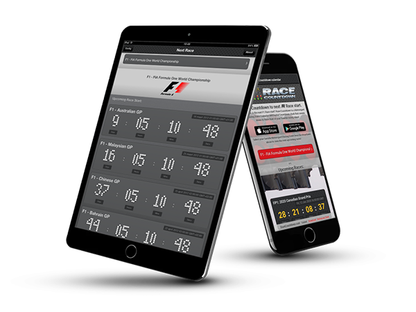 Motorsport Racing Calendar Countdown app